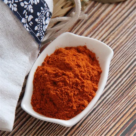 Pimentão seco e quente, pimentão seco, pimentão vermelho em pó